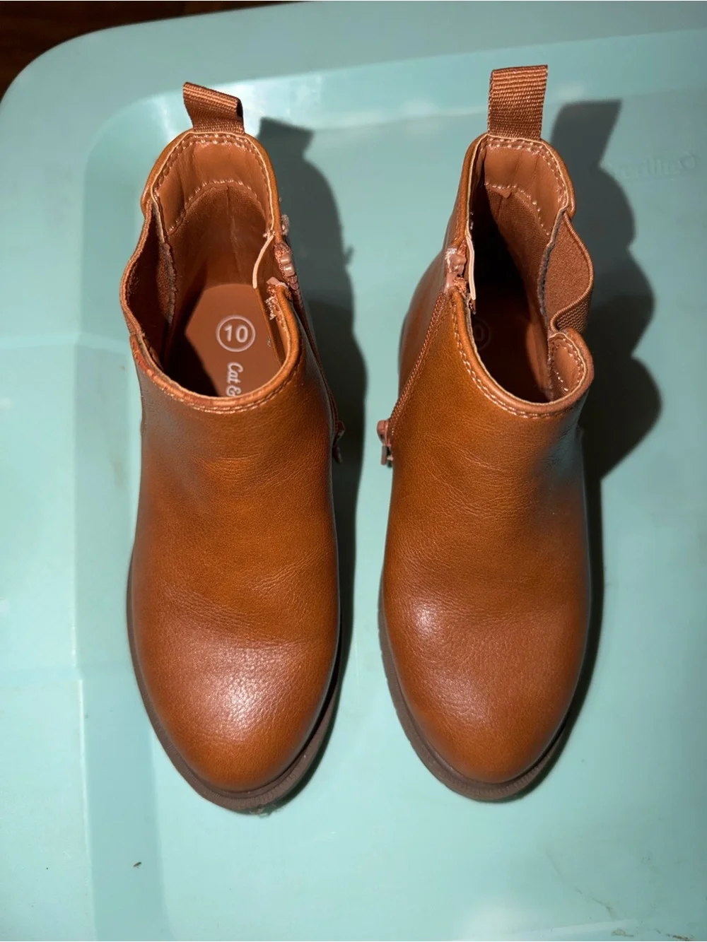 Cat & Jack | Brown Ankle Boots, size 10